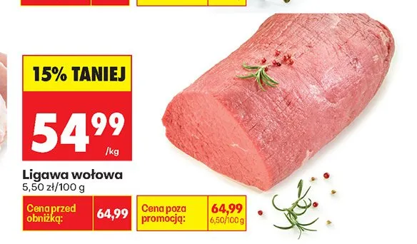 Ligawa wołowa promocja w Biedronka
