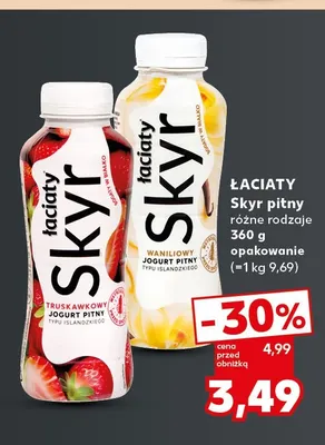 Skyr pitny Łaciaty promocja w Kaufland