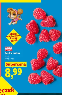 Maliny polskie promocja w Lidl