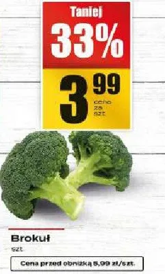 Brokuł promocja w Supeco