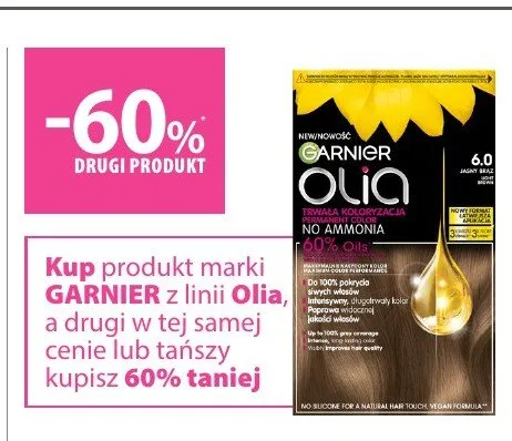 Toner do włosów GARNIER Olia promocja w Hebe