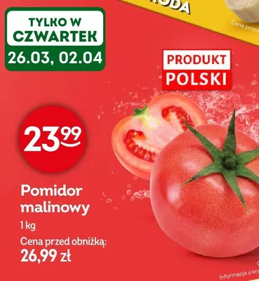 Pomidor malinowy promocja w Żabka