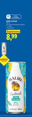 Drink Malibu Cocktails Strawberry Daiquiri promocja w Lidl