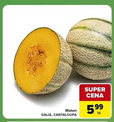 Melon Cantaloupa promocja w Carrefour Express