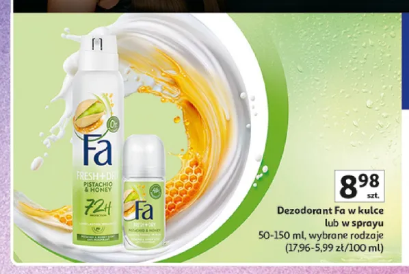 Dezodorant Fa w sprayu promocja w Auchan