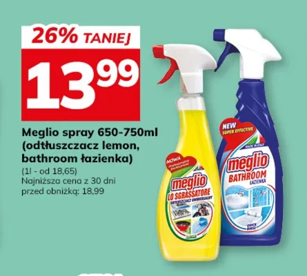 Spray do łazienki Meglio Bathroom promocja w Hitpol
