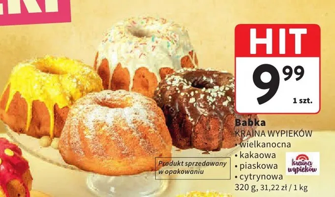 Babka wielkanocna cytrynowa promocja w Intermarche
