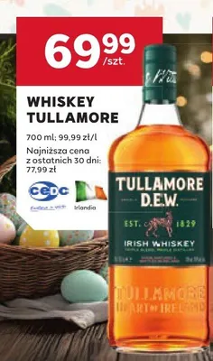 Whisky Tullamore promocja w Stokrotka