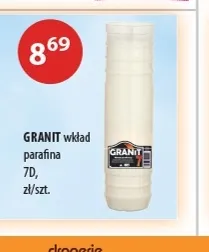 Wkład parafinowy 7D Granit promocja w Drogerie Laboo