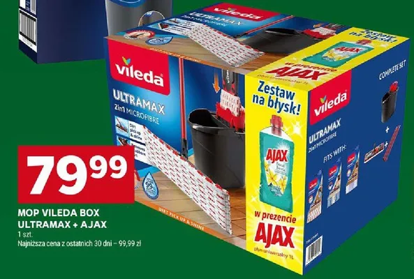 Mop box Ultramax + Ajax promocja w Stokrotka