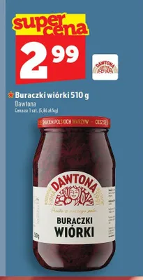 Buraczki wiórki Dawtona promocja w TOPAZ