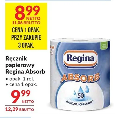Ręcznik papierowy Regina Absorb promocja w Makro