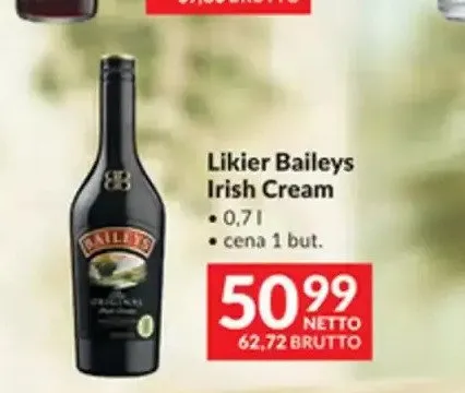 Likier Baileys Irish Cream promocja w Makro