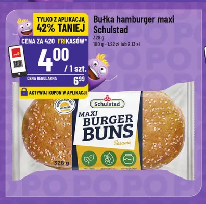 Bułka hamburger maxi Schulstad promocja w POLOmarket