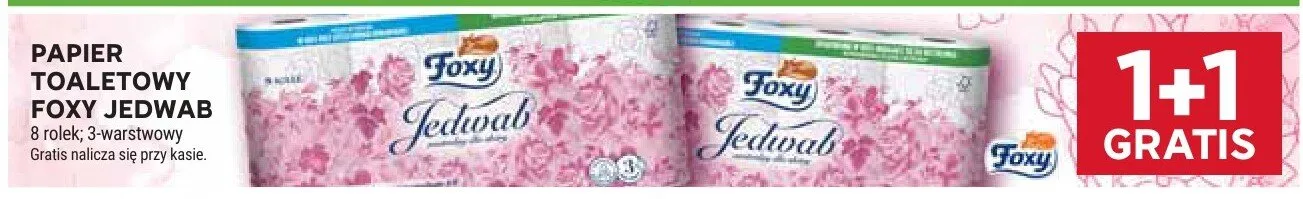 Papier toaletowy jedwab 3-warstwowy promocja w Stokrotka