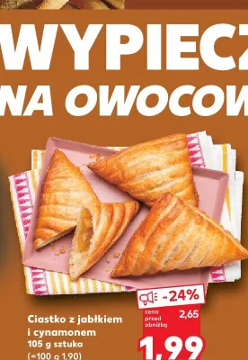 Ciastko z jabłkiem i cynamonem promocja w Kaufland