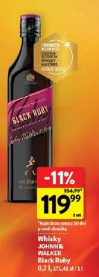Whisky Johnnie Walker Black Ruby promocja w Intermarche