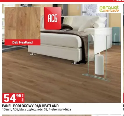 Panel podłogowy Dąb Heatland Parquet Mercado 10 mm AC6 promocja w Merkury Market