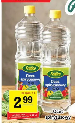 Ocet spirytusowy Frutico promocja w Gram Market