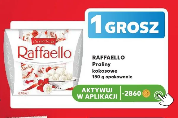 Praliny kokosowe Raffaello promocja w Kaufland