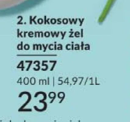 Kokosowy kremowy żel do mycia ciała Avon Care promocja w AVON
