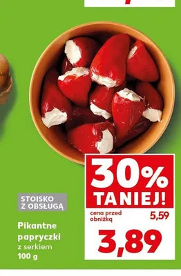 Pikantne papryczki z serkiem promocja w Kaufland