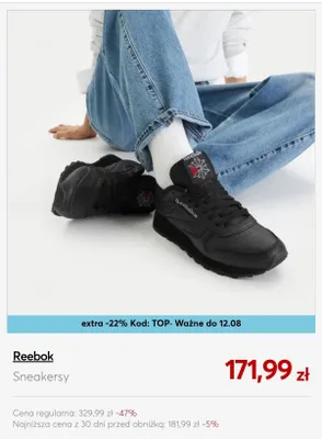 Sneakersy Reebok promocja w eobuwie.pl