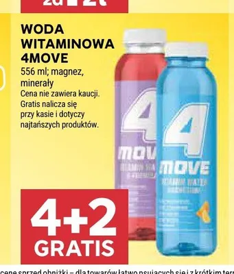 Woda witaminowa 4Move Magnez promocja w Stokrotka