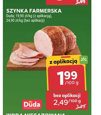 Szynka farmerska Duda promocja w Stokrotka