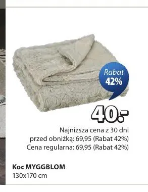 Koc MYGGBLOM 130x170cm promocja w Jysk