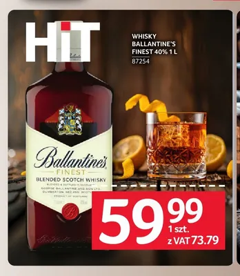 Whisky Ballantine's Finest 40% promocja w Selgros