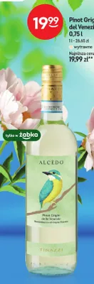 Wino Pinot Grigio del Venezie wytrawne promocja w Żabka