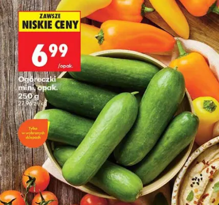 Ogóreczki mini promocja w Biedronka