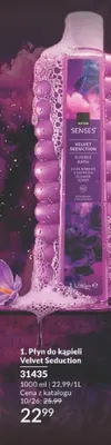 Płyn do kąpieli Avon Senses Velvet Seduction promocja w AVON