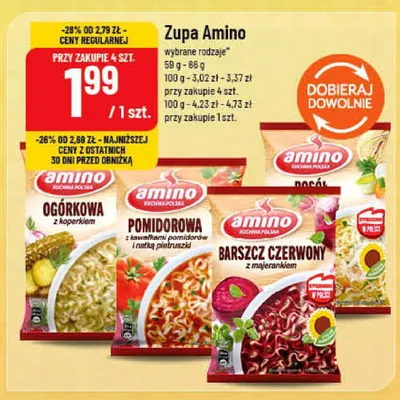 Zupa Amino ogórkowa z koperkiem promocja w POLOmarket