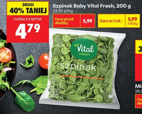 Szpinak baby promocja w Biedronka