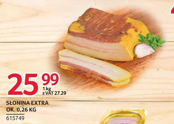 Słonina extra ZMB Białystok promocja w Selgros