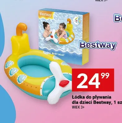 Łódka do pływania dla dzieci Bestway promocja w Twój Market