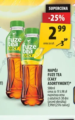 Napój Fuze Tea promocja w Arhelan