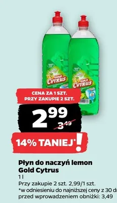 Płyn do naczyń lemon promocja w Netto