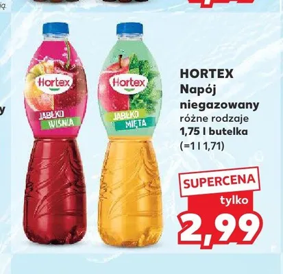 Napój niegazowany Hortex promocja w Kaufland