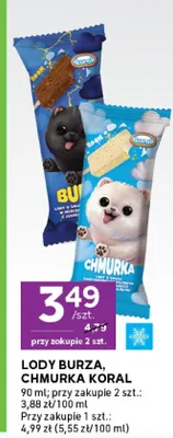 Lody impulsowe Koral Burza promocja w Stokrotka