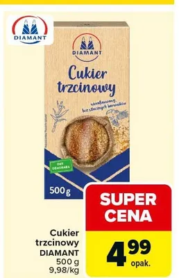 Cukier trzcinowy promocja w Carrefour Market
