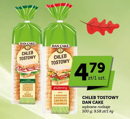 Chleb tostowy z mąką pełnoziarnistą Dan Cake promocja w ABC