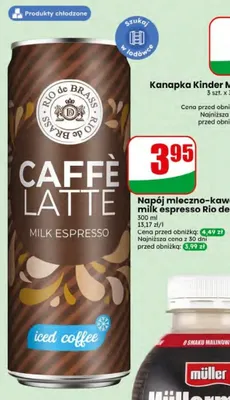 Napój mleczno-kawowy Rio de Brass Milk Espresso promocja w Dino