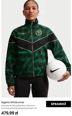 Damska kurtka piłkarska Nike Nigeria Windrunner promocja w Strefa Mundial