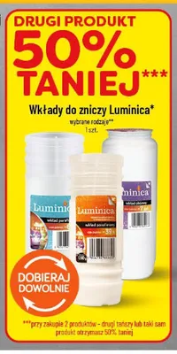 Wkład do zniczy parafinowy Luminica promocja w POLOmarket