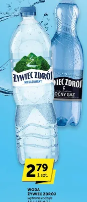 Woda Żywiec Zdrój wybrane rodzaje promocja w Groszek