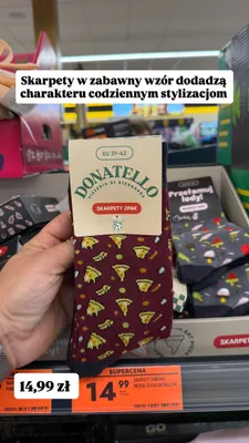 Skarpety Donatello Pizzeria di Biedronka 2-pak promocja w Biedronka