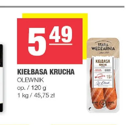 Kiełbasa krucha Olewnik promocja w SPAR